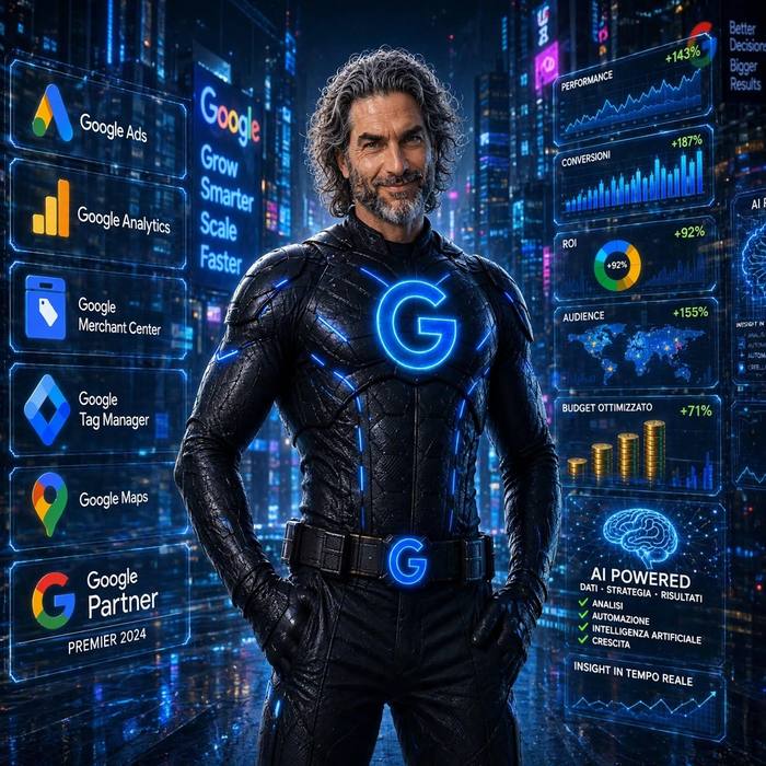 Stefano Superina, consulente Google Ads — G-Man Data Hero